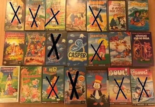 Filmes de Banda Desenhada em VHS