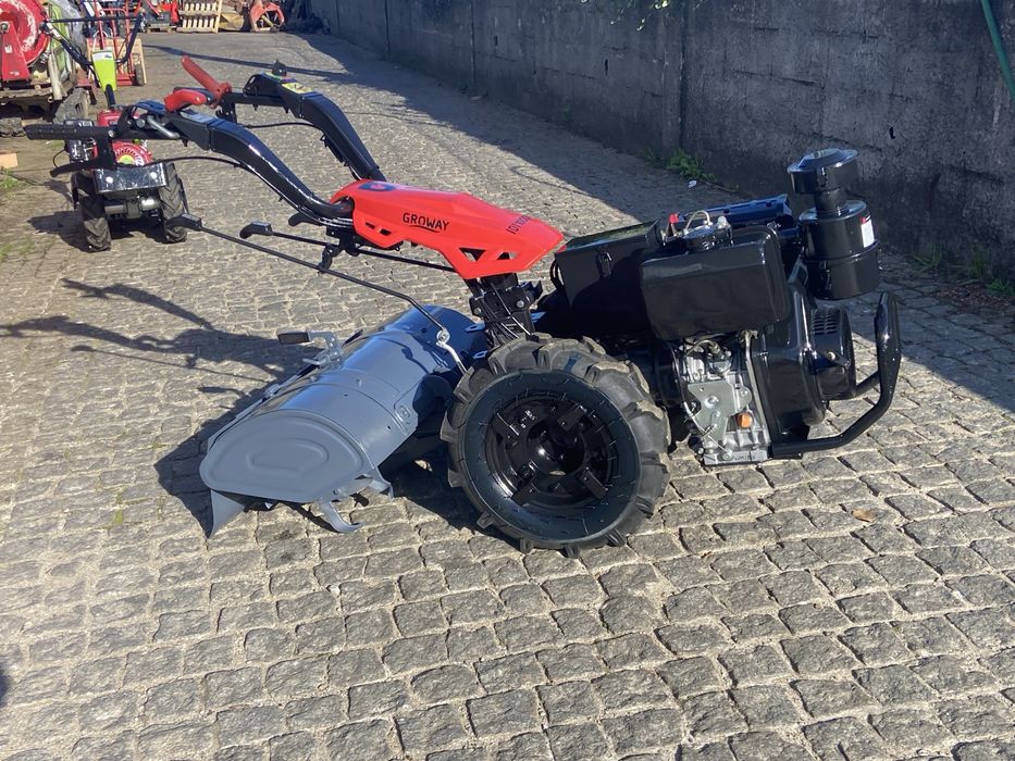 Motocultivador gasoleo 10 cvs arranque eletrico com fresa