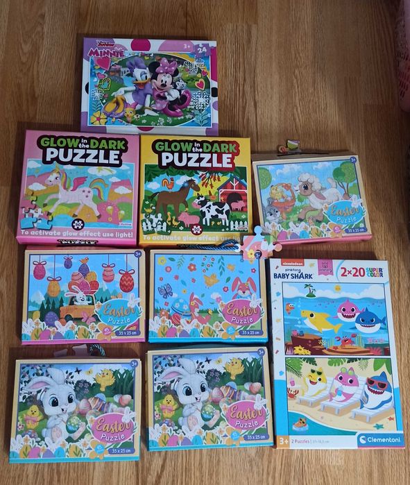Zestaw puzzli dla dziecka  9 szt.