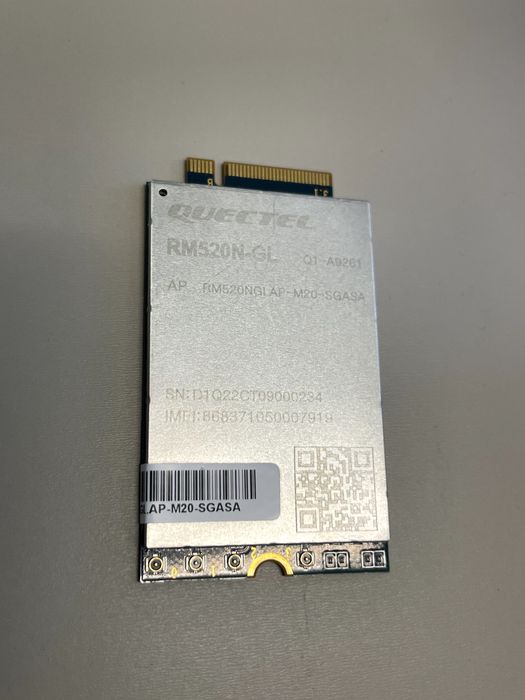 Przemysłowy Moduł 5G Quectel RM520N-GL Sub-6GHz M.2 IoT (2838)