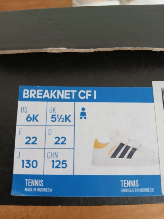 Tenis adidas Breaknet CF I - tamanho 22