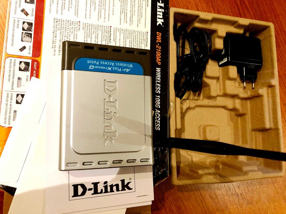 Точка доступу D-Link Wireless 108G Access DWL-2100 AP інет по повітрі