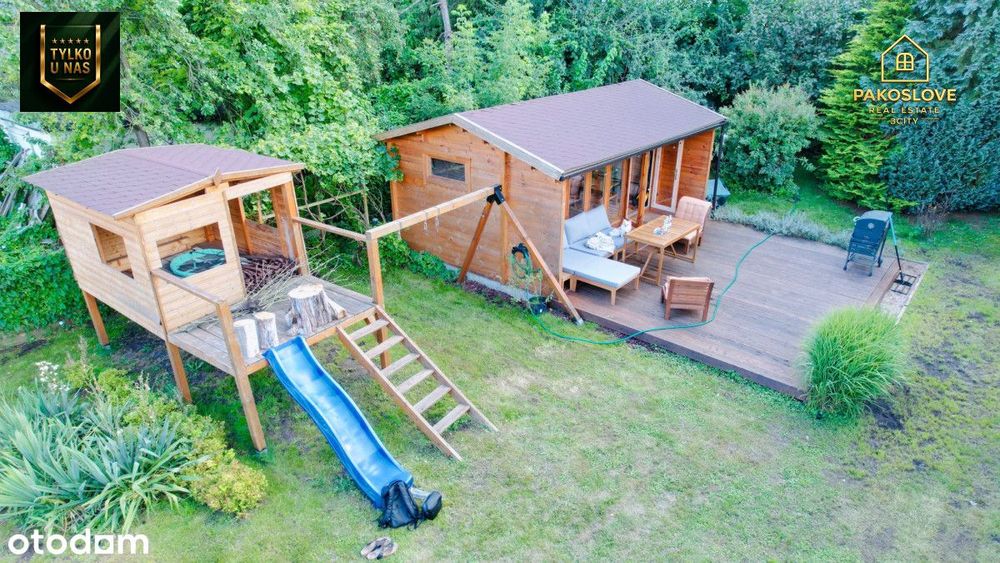 Niższa cena | Rod 685 m² | domek 30 m² | morze
