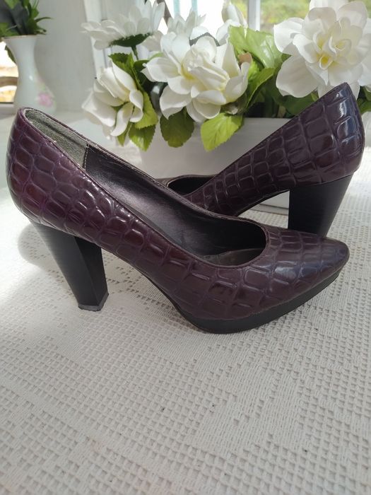 Sapatos pele de cobra, elegantes - Seaside - Tamanho 37