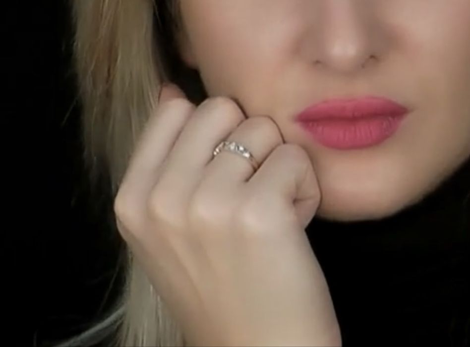 Золотое кольцо с бриллиантами 585 проба размеры от 15-20