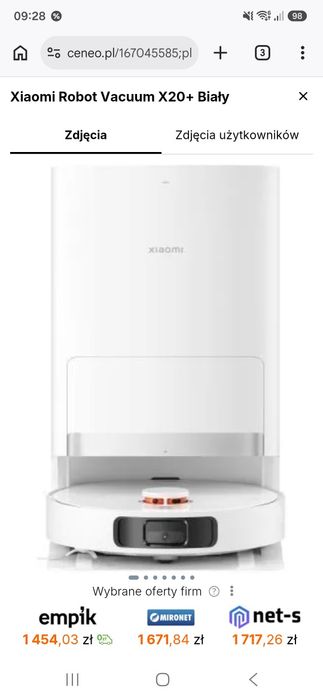 Robot Xiaomi Vacum 20+