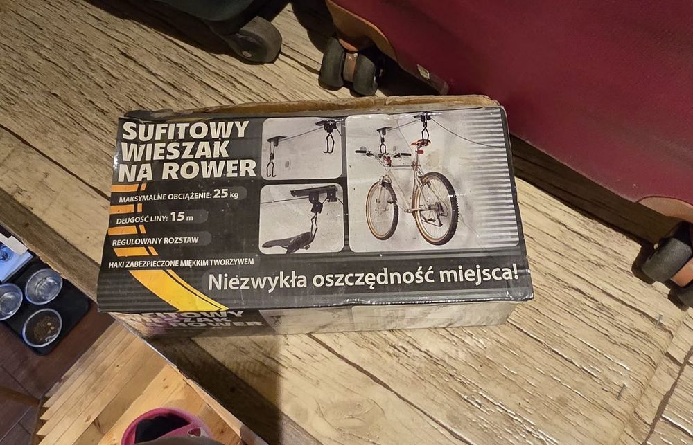 Sprzedam... Wieszak rowerowy sufitowy