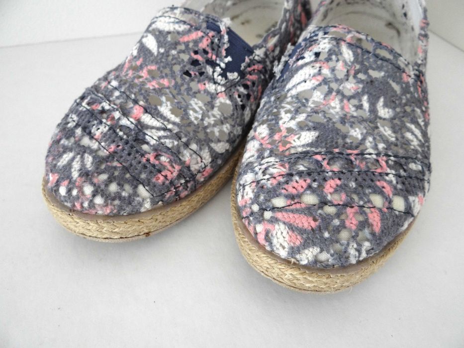 Ażurowe espadryle | rozm. 38 - 24 cm | stan bdb