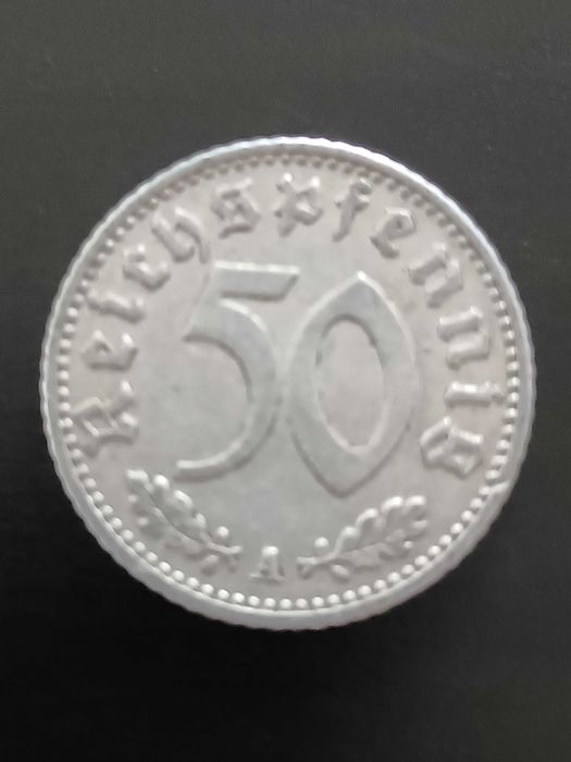 Antyk moneta 50 Reich pfenig "A"