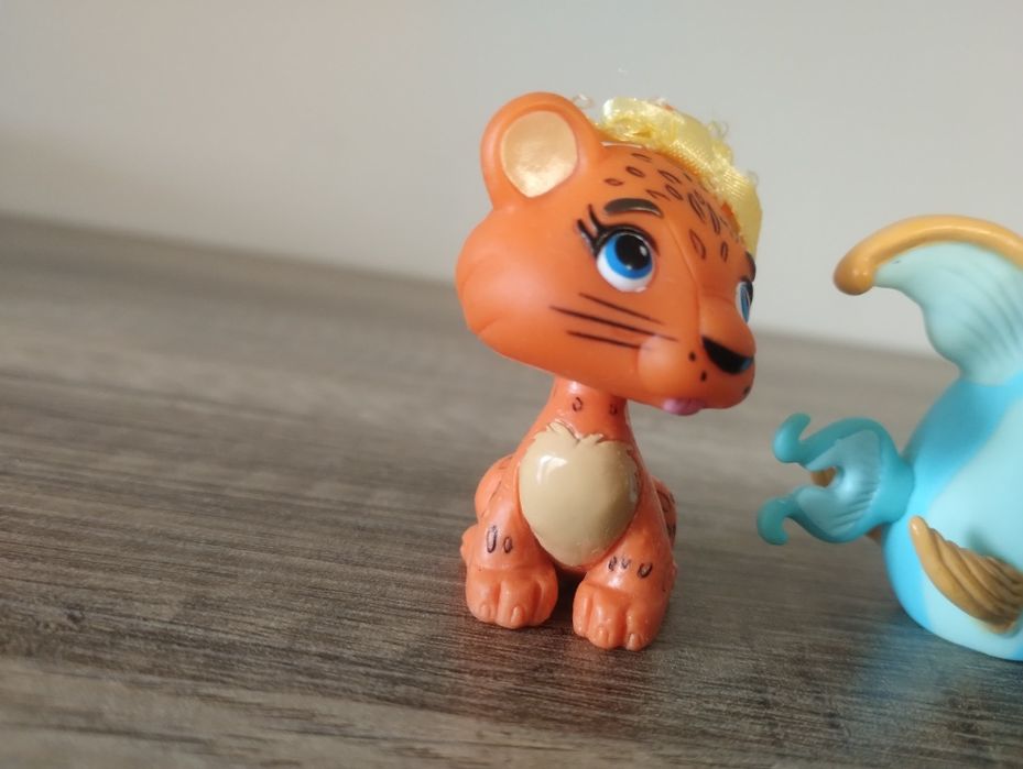 Littlest Pet Shop figurki krab żółwik skalar kotek