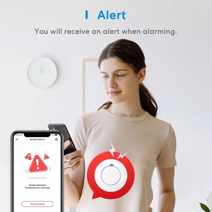 Detetor de fumo Homekit (Apple)