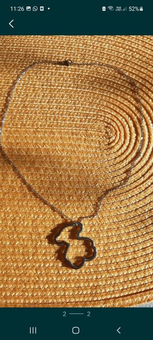 Naszyjnik z dużym misiem