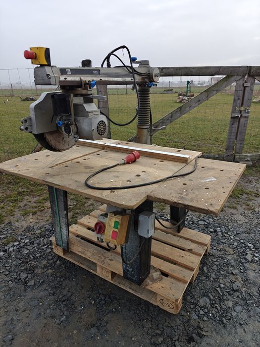 Piła radialna ukosowa Elu jak DeWalt 729, tarcza 350, 4kW