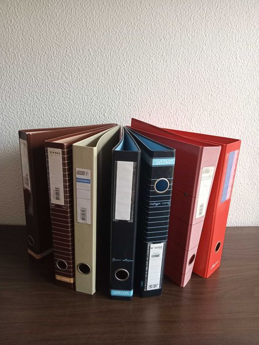 Dou pastas/dossiers lombada média e larga