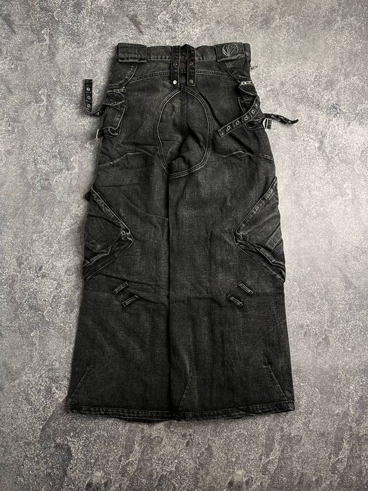 NFS NO FAITH STUDIOS baggy faded archive opium джинсы черные штаны