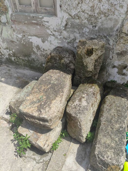 Blocos de pedra para dar