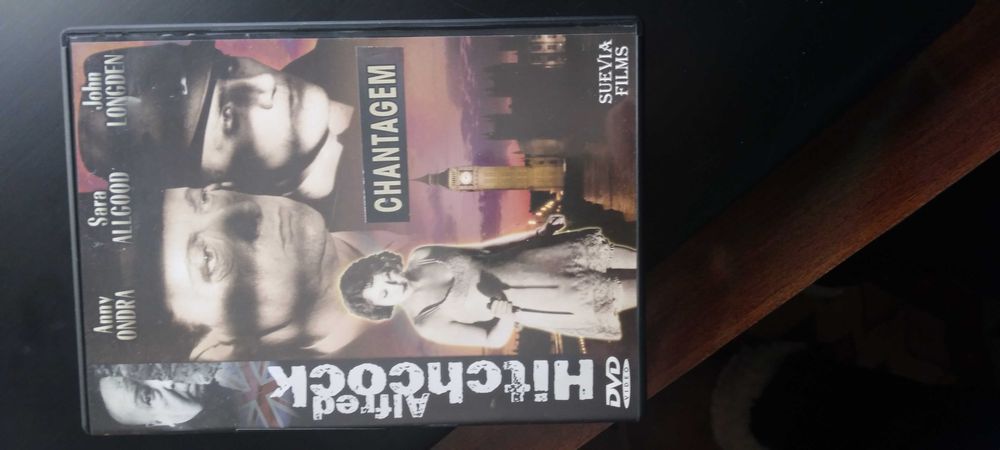 DVDs de Filmes antigos de Hitchcock