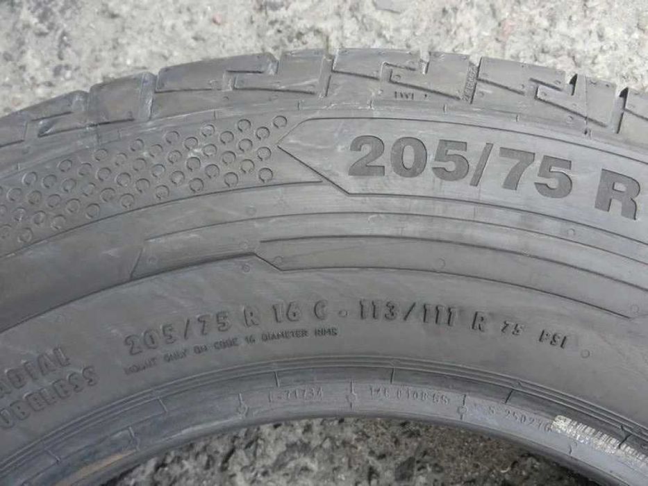 205/75 R16C 113/111R Continental VanContact100 літо 4штуки шини б/у