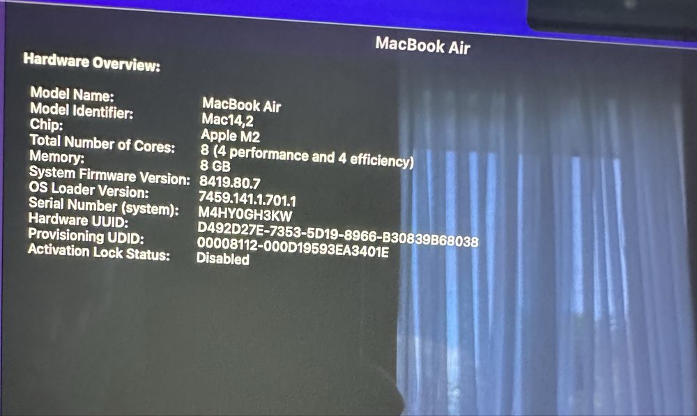 Apple macbook air