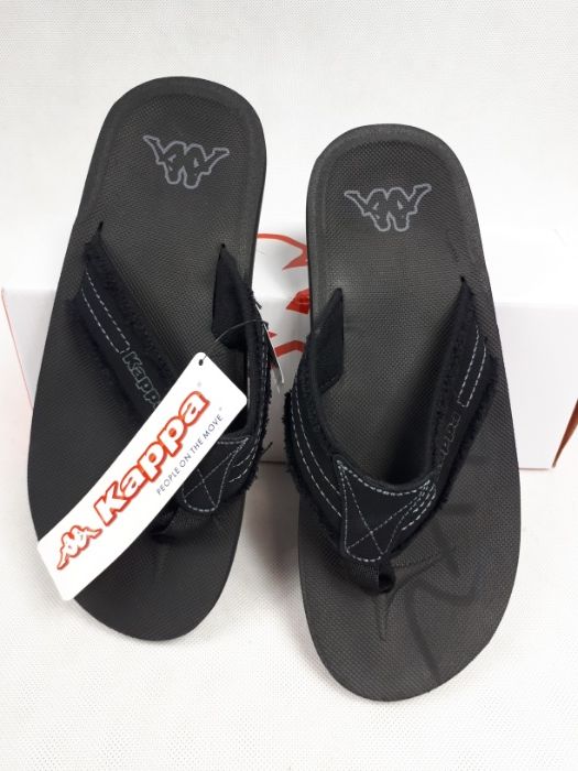 Nowe Japonki KAPPA Sea 242463 Black 1111 eu 42 klapki