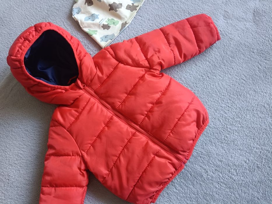 Kurtka przejściowa z sinsey+czapeczka z h&m