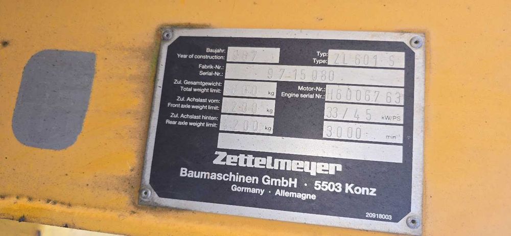 Ładowarka Zettelmeyer ZL 601 S