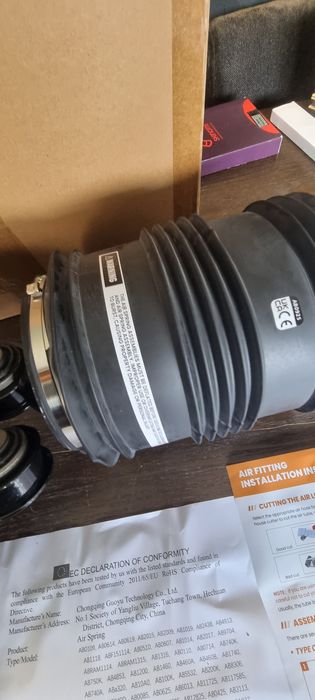Kit molas de suspensão pneumática traseira