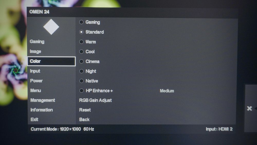 Monitor Gaming HP OMEN 24" Full HD 165Hz - NOVO