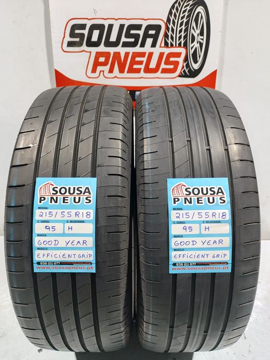 2 pneus semi novos 215-55R18 Good year - Oferta dos Portes