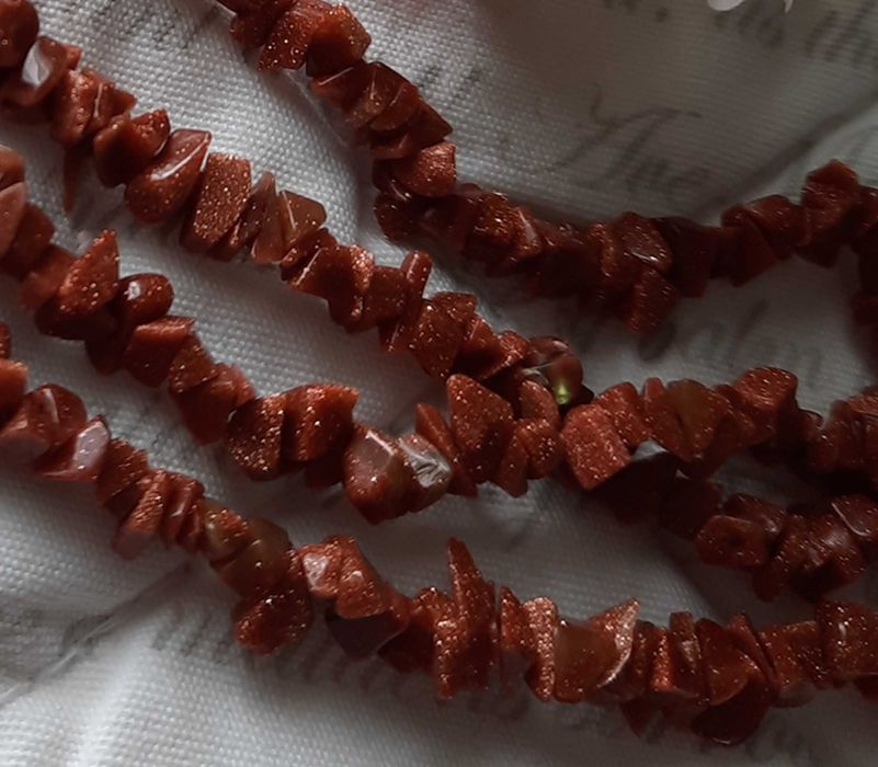 Piasek pustyni stary piękny naszyjnik korale kamienie naturalne 46