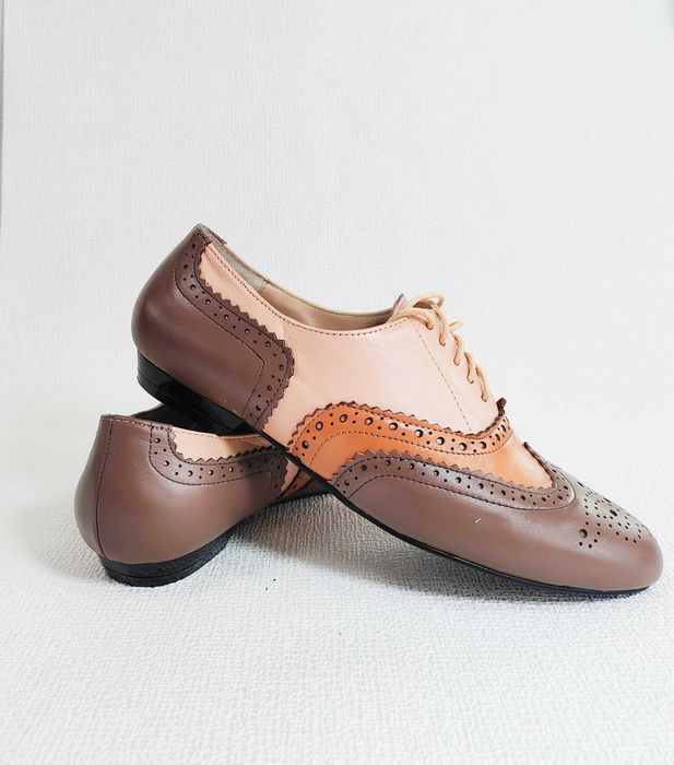 Buty skórzane garniturowe damskie ROBERT CLERGERIE 37 24,4 cm BD0100
