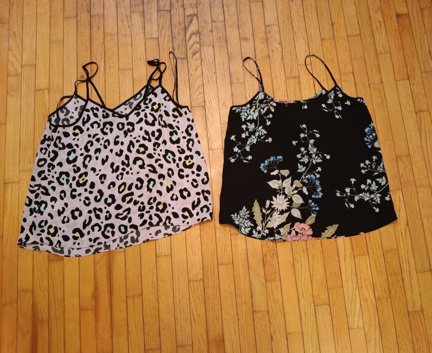 2 koszulki na ramiączkach eleganckie