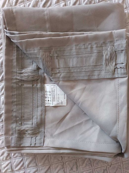 Штора Икеа Ikea Hannalil 145*300 , Majgull серая блекаут 144*247