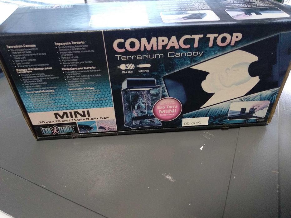 Compact Top Mini - candeeiro para terrários