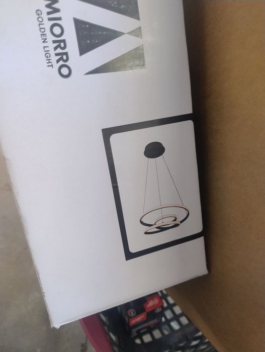 Люстра Miorro LED Lamantino пульт ДУ 1x80 Вт LED-модуль черный