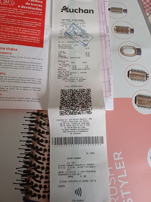 Escova elétrica  multi styler 5 em 1