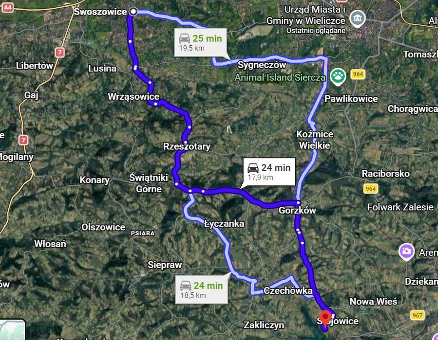 Działka Budowlana 220 m² - Stojowice koło Dobczyc - Widok 5