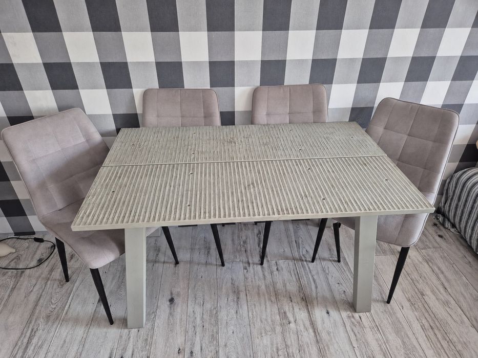 Stół krzesła Ikea Industriell stan Super