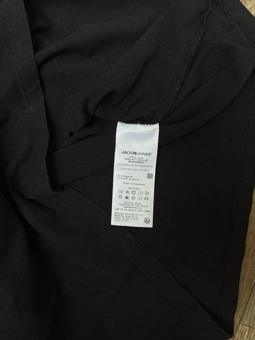 Чоловіча чорна футболка JJ90 р.L  від Jack&Jones 100% cotton