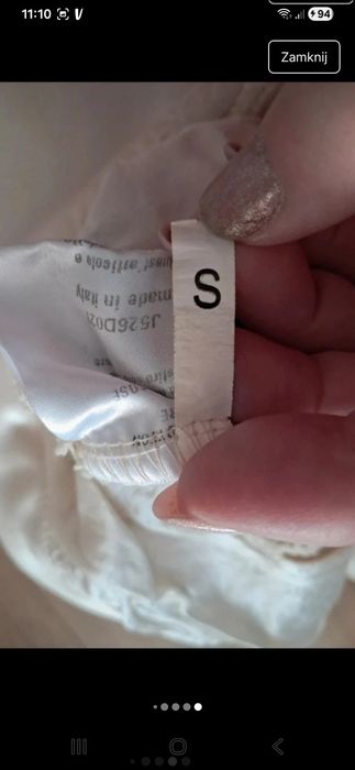 ciągliwa marynarka Włoska 36