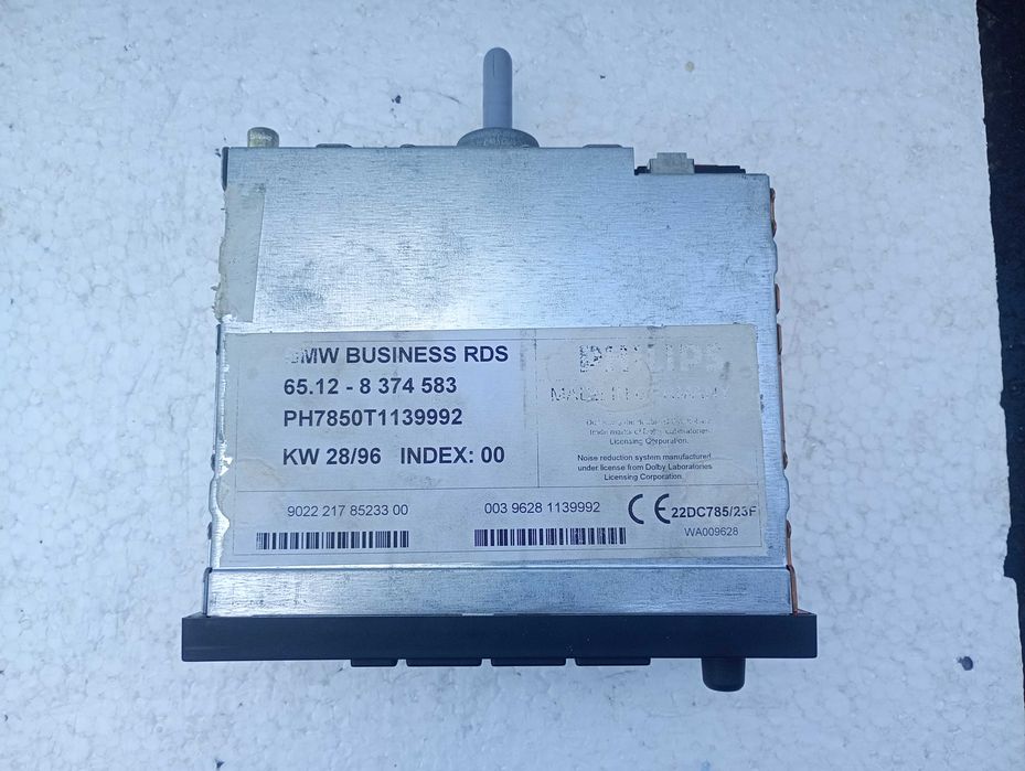 Radio na kasety BMW Business RDS ORI BMW E36 Z3 E34 E32 E31 E30 E24 + instrukcja + kod