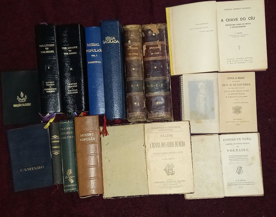 Livros antigos, old books,religious, colectibles, antigos