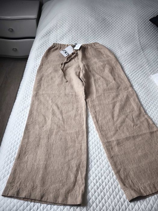 Брюки Zara лляні