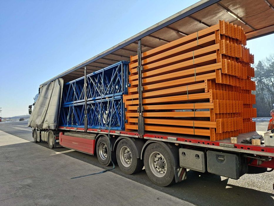 Regał paletowy NEDCON regał magazynowy 8,5m belka 2,7m nośność 3 tony