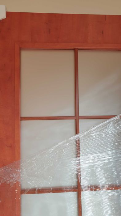 Drzwi przesuwne 90 cm z dedykowaną ościeżnicą 80 cm (2 komplety)