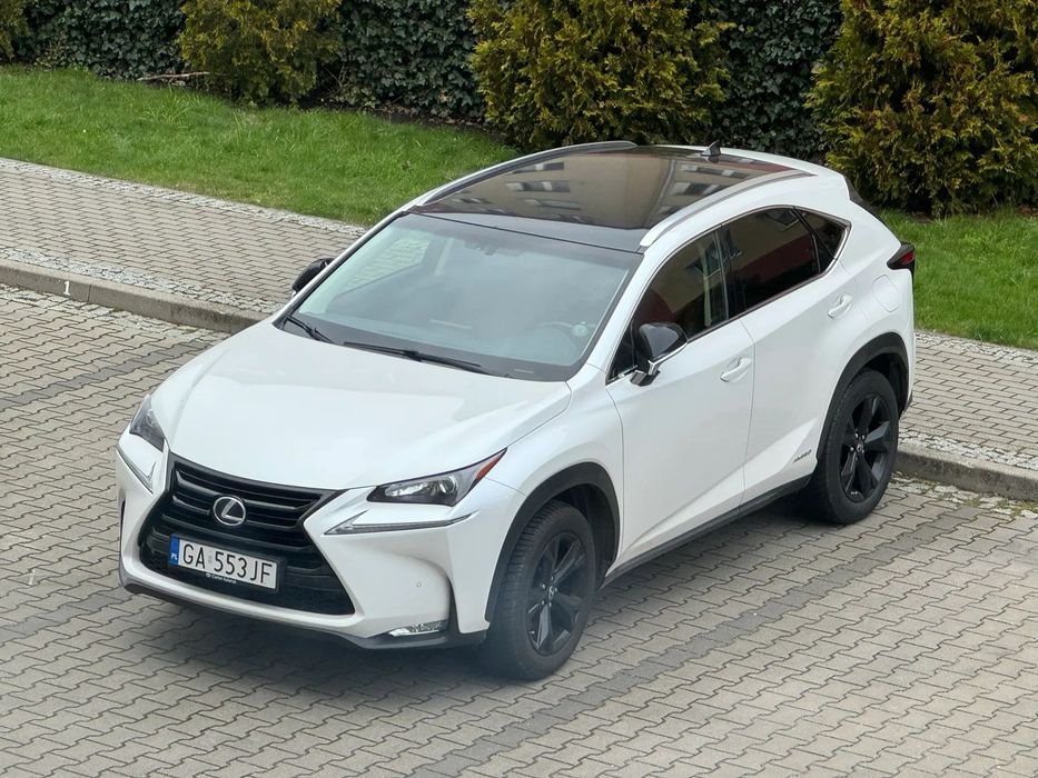 Lexus NX Elite + Business + Black · biała perła · hak · ASO · pełna historia