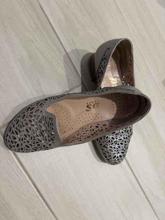 Туфлі, балетки шкіряні, весна-літо