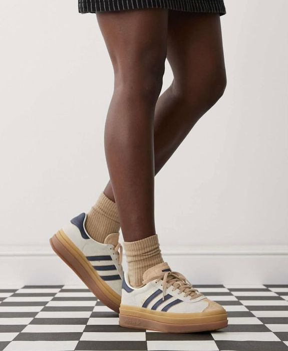 Жіночі шкіряні кросівки Adidas Gazelle Bold оригінал нові кеди адідас