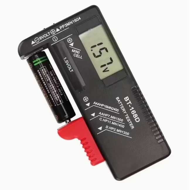 Testador de Pilhas / Baterias com LCD