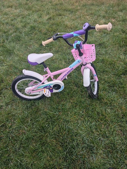 Rower mini cross różowy